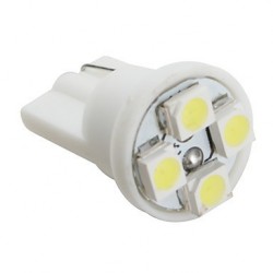 Ampoule halogène LED pour moto, lampe antibrouillard pour scooter et vélo  électrique, lumière blanche et jaune