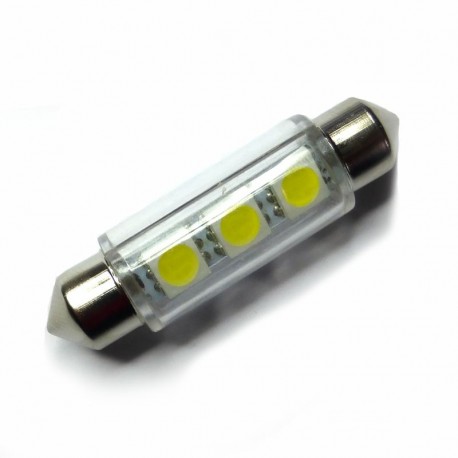 Ampoule navette 12V 3 LEDs