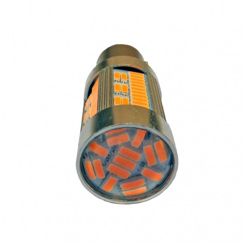 Ampoule canbus PY21W BAU15S 105 leds 4014 orange pour clignotant -  Led-effect