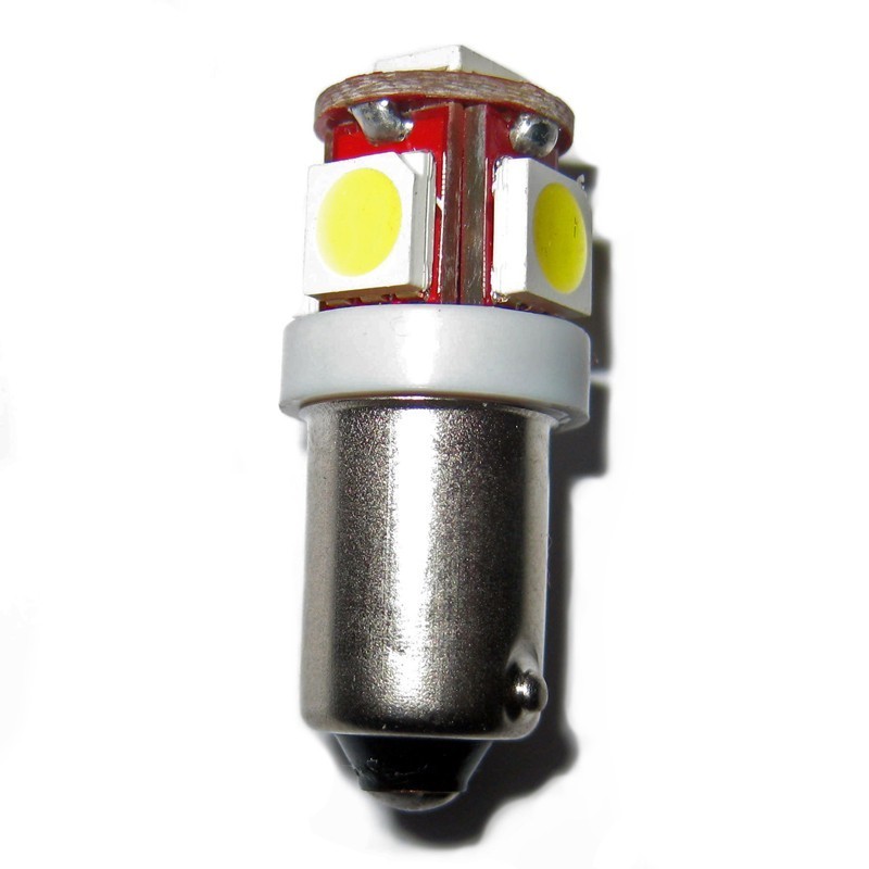 Ampoule BA9s blanche 12V / 5W a clipper NOS (origine époque)